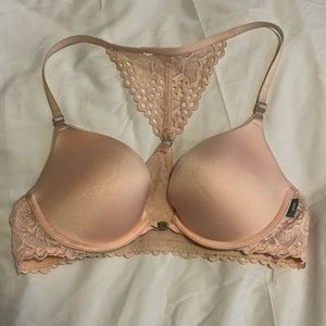 Pink Aerie Bra with back design, 34B